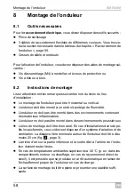 Preview for 58 page of Dometic GROUP WAECO SinePower MSI924M Installation And Operating Manual