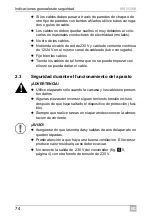 Preview for 74 page of Dometic GROUP WAECO SinePower MSI924M Installation And Operating Manual