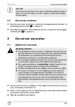 Preview for 121 page of Dometic GROUP WAECO SinePower MSI924M Installation And Operating Manual