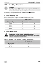 Preview for 147 page of Dometic GROUP WAECO SinePower MSI924M Installation And Operating Manual