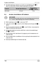 Preview for 162 page of Dometic GROUP WAECO SinePower MSI924M Installation And Operating Manual