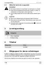 Preview for 176 page of Dometic GROUP WAECO SinePower MSI924M Installation And Operating Manual