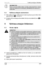 Preview for 201 page of Dometic GROUP WAECO SinePower MSI924M Installation And Operating Manual