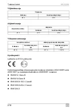 Preview for 212 page of Dometic GROUP WAECO SinePower MSI924M Installation And Operating Manual