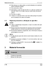 Preview for 216 page of Dometic GROUP WAECO SinePower MSI924M Installation And Operating Manual