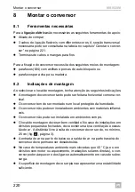 Preview for 220 page of Dometic GROUP WAECO SinePower MSI924M Installation And Operating Manual