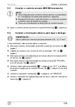 Preview for 223 page of Dometic GROUP WAECO SinePower MSI924M Installation And Operating Manual