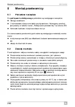 Preview for 262 page of Dometic GROUP WAECO SinePower MSI924M Installation And Operating Manual