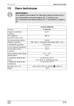 Preview for 273 page of Dometic GROUP WAECO SinePower MSI924M Installation And Operating Manual