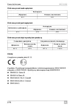 Preview for 274 page of Dometic GROUP WAECO SinePower MSI924M Installation And Operating Manual