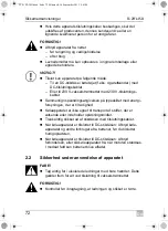 Предварительный просмотр 72 страницы Dometic GROUP Waeco TC-21FL-ISO Instruction Manual