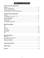 Preview for 2 page of Dometic 3313192 Series Operating Instructions Manual