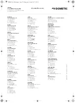 Preview for 72 page of Dometic 5999024863492 Operating Manual