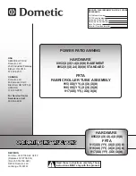 Dometic 8952 series Operating Instructions Manual preview