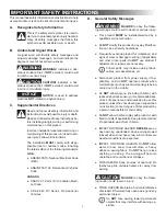 Preview for 3 page of Dometic 8952 series Operating Instructions Manual