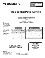 Preview for 1 page of Dometic 8953001.400 Series Installation Instructions Manual