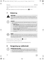 Предварительный просмотр 72 страницы Dometic 9103540147 Operating Manual