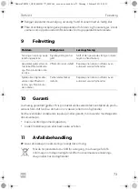 Предварительный просмотр 73 страницы Dometic 9103540147 Operating Manual