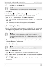 Предварительный просмотр 22 страницы Dometic 9105306418 Operating Manual