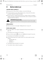 Предварительный просмотр 26 страницы Dometic 9105306515 Operating Manual