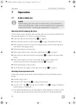 Preview for 14 page of Dometic 9105306639 Operating Manual