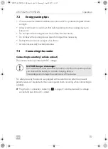 Preview for 15 page of Dometic 9105306639 Operating Manual