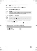 Предварительный просмотр 10 страницы Dometic 9105330702 Operating Manual