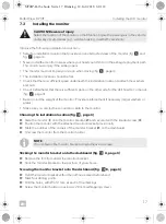 Preview for 17 page of Dometic 9600000065 Installation And Operating Manual