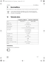 Preview for 121 page of Dometic 9600000177 Installation And Operating Manual