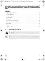 Preview for 4 page of Dometic 9600000338 Operating Manual