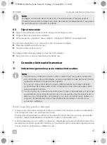 Предварительный просмотр 47 страницы Dometic 9600003262 Installation And Operating Manual