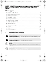 Предварительный просмотр 74 страницы Dometic 9600003262 Installation And Operating Manual