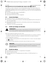 Предварительный просмотр 79 страницы Dometic 9600003262 Installation And Operating Manual