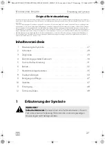 Предварительный просмотр 27 страницы Dometic 9600010208 Operating Manual