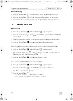 Предварительный просмотр 40 страницы Dometic 9600010208 Operating Manual