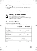 Предварительный просмотр 48 страницы Dometic 9600010208 Operating Manual