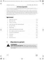 Предварительный просмотр 274 страницы Dometic 9600010208 Operating Manual