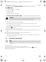 Preview for 14 page of Dometic 9600013958 Installation And Operating Manual