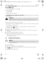 Preview for 24 page of Dometic 9600013958 Installation And Operating Manual