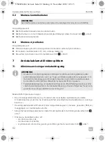 Preview for 92 page of Dometic 9600013958 Installation And Operating Manual