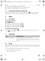 Preview for 112 page of Dometic 9600013958 Installation And Operating Manual