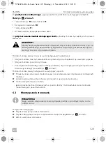 Preview for 129 page of Dometic 9600013958 Installation And Operating Manual