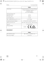 Предварительный просмотр 33 страницы Dometic 9600014024 Operating Manual