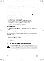 Предварительный просмотр 226 страницы Dometic 9600014024 Operating Manual