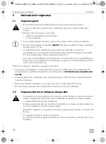 Preview for 34 page of Dometic 9600014796 Operating Manual