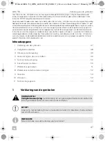 Preview for 47 page of Dometic 9600014796 Operating Manual