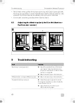 Preview for 42 page of Dometic 9600023483 Installation And Operating Manual