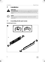 Предварительный просмотр 8 страницы Dometic 9600023491 Installation And Operating Manual