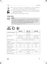 Предварительный просмотр 39 страницы Dometic 9600024617 Operating Manual