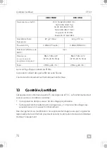 Preview for 72 page of Dometic 9600024617 Operating Manual